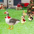 thumbnail image 4 of Interesante juego de estacas para jardín con animales navideños. Coloridas inserciones artísticas. Adornos navideños para exteriores para el jardín., 4 of 7