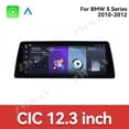 thumbnail image 2 of ZWNAV Ultra-Thin 12.3 inch Wireless CarPlay+Android Auto Retain Original Car Function Car Radio Stereo Multimedia Receiver for BMW 5 Series 2010-2012 Compatible with Original Car CIC System, 2 of 15