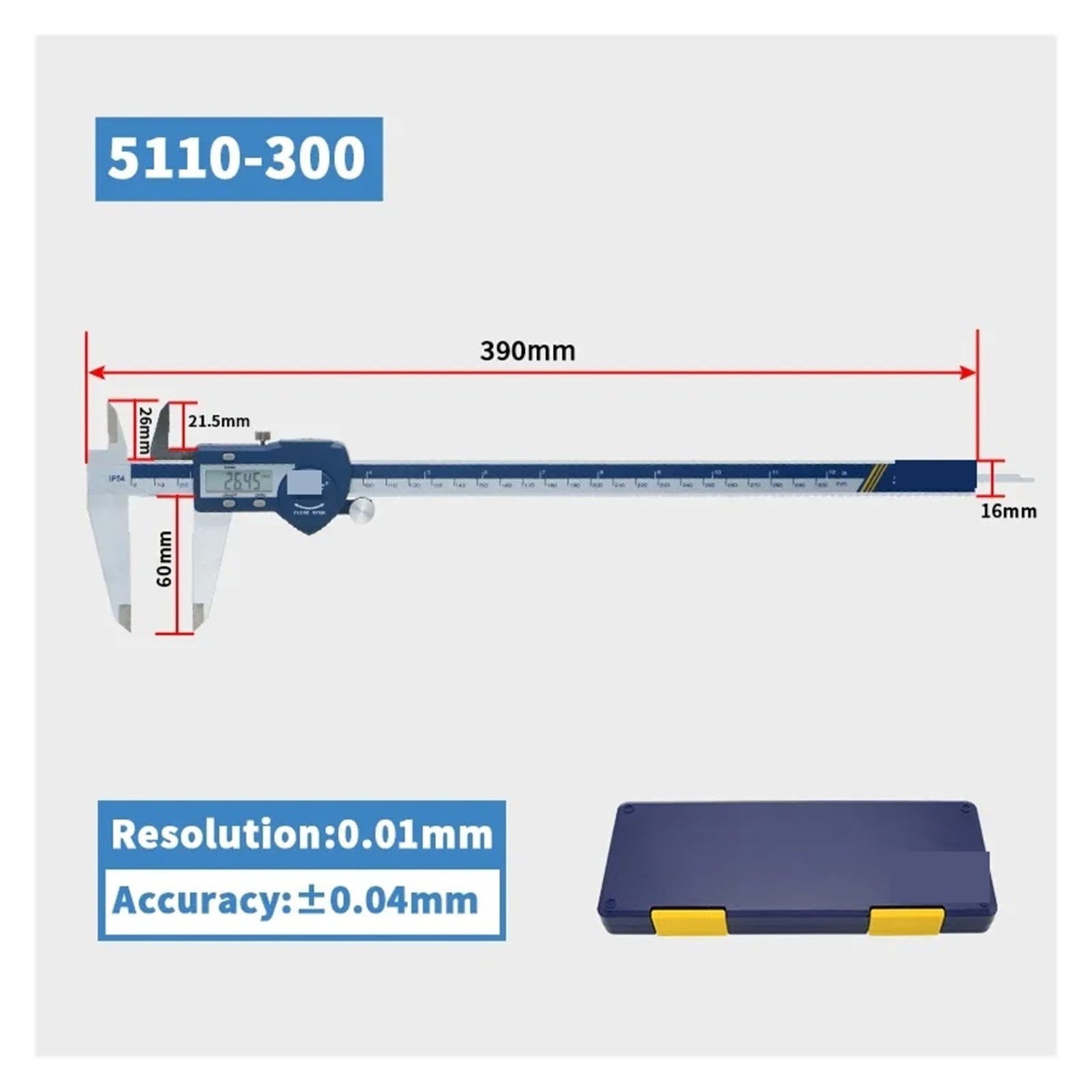 IP54 150/200/300 Mm Digital Electronic Caliper Ruler Digital Vernier Caliper Digital Caliper Stainless Steel Calipers ,Easy to Use