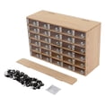 thumbnail image 3 of Miumaeov 30 Slots Cell Phone Locker Box Wood Acrylic Lockable Mobile Phone Storage Cabinet With Keys For Office School Wall Mount Free Standing, 3 of 20
