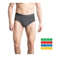 thumbnail image 2 of Trusa Fruit Of The Loom para Hombre, Low Rise Negro 5 Piezas Talla G, 2 of 4