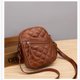 thumbnail image 5 of Guardurnaity Bolso bandolera retro de piel sintética para mujer, pequeño, de estilo retro, color negro Bolsas de mensajero y de hombro B, 5 of 6
