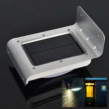 Outdoor Pir Motion Detector - Ktaxon 16-LED Solar Powered PIR Motion Sensor Garden Security Light Wall Lamp Outdoor