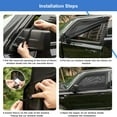 thumbnail image 2 of Ayamaya Breathable Mesh Automotive Window Shades with Zipper Foldable, Black, 39.4" x 31.5", 2 of 7