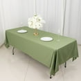 thumbnail image 4 of BalsaCircle 132 in Dusty Green Scuba Polyester Round Tablecloth Party Linens Events Reception Decorations Supplies, 4 of 8