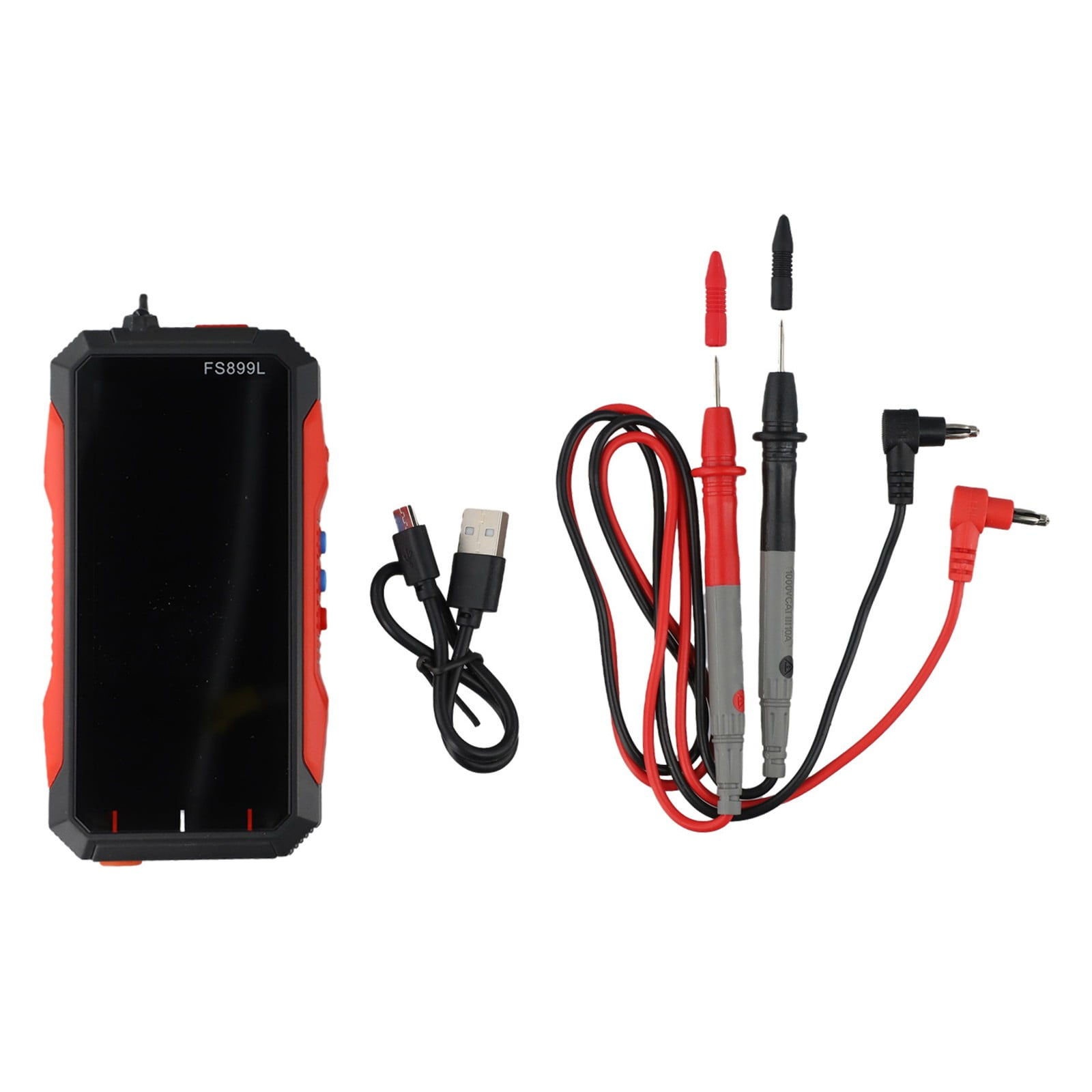 FS899L Smart Digital Multimeter USB Rechargeable Current Meter with 6000 Counts