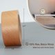 thumbnail image 5 of Reloj despertador redondo de madera de 3 pulgadas con números arábigos, silencioso, retroiluminado, funciona con pilas, naturaleza (hy), 5 of 5