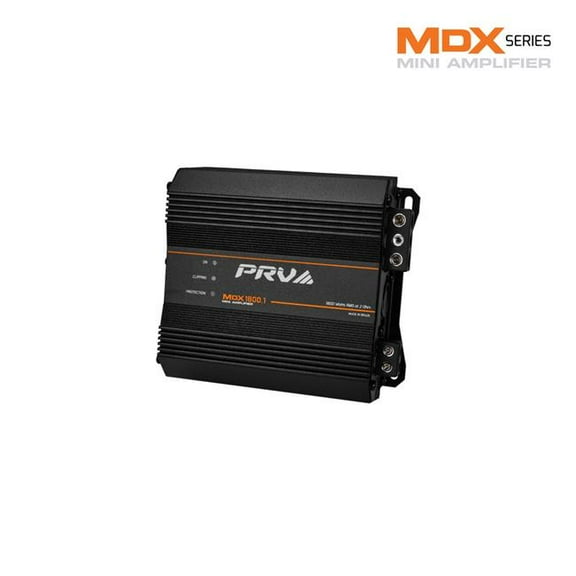PRV Audio MDX1800.12OHM 1-Channel 1800W Mini Car Audio Amplifier 2 Ohm