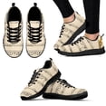thumbnail image 1 of Zapatos planos casuales para mujer, zapatillas clásicas de malla con cordones y estampado musical de teclado de piano en 3D, calzado para mujer y niña, 1 of 6
