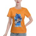 thumbnail image 1 of T-Shirt Basique à Manches Courtes pour Femmes Super Saiyan, 1 of 6