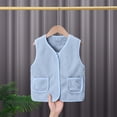 thumbnail image 2 of hotojiny 6 M-13 T Toddler Baby Boy Girl Fleece Vest Soft Warm Fuzzy Sherpa Fall Winter Clothes Cute Sleeveless Jacket Outwear, 2 of 7