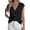 Black, variant on BTFBM Sweater Vest Women V Neck Cap Sleeve Button Down Knit Tops Spring Summer Loose Lightweight Cardigan Vests