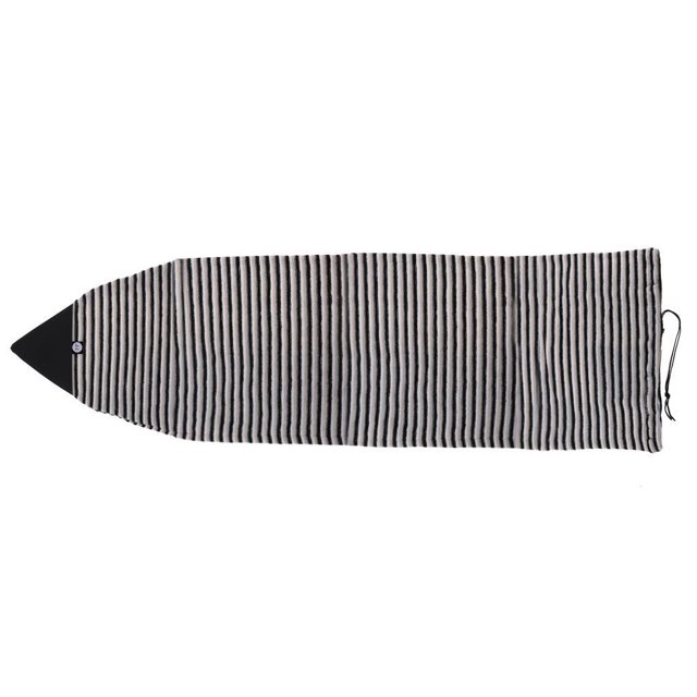 Soidarity Funda protectora para calcetines de tabla de surf, funda protectora para tabla de surf, estuche de almacenamiento Uniforme atlético marrón blanco negro 7.1 pies