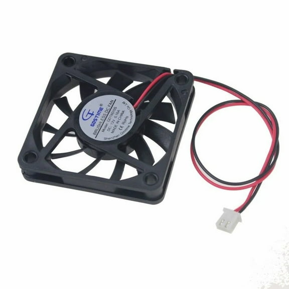 12V DC 60mm 2Pin 60x60x10mm CPU Cooling Computer PC Case Cooler 6010 Fan