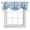 Blue White, variant on Tie Up Valances for Windows, Navy Blue Seahorse Adjustable Valance Curtains Window Treatment for Living Room, Summer Coastal Bubbles Ocean Waves Rod Pocket Kitchen Curtains & Drapes 42x12 Inch