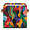 Multicolor 4, variant on CURLYOOT Cute Cube Storage Bin 11 Inch Fabric Storage Cube for Shelves Decorative Airplane Foldable Basket with Leather Handle for Closet Shelves Organizer