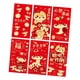 thumbnail image 3 of 6 sobres rojos de Año Nuevo chino Hong Bao para recuerdos de fiesta y graduación. Estilo D, 3 of 9