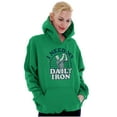 thumbnail image 3 of I Need My Daily Iron Golfer Golf Joke Unisex Plus Fleece Graphic Hoodie Brisco Brands 3X, 3 of 5