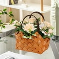 thumbnail image 5 of Yonrjhukm Handheld Flower Basket Simulation Floral Arrangement, Decorative Ornaments for Home, Wedding, and Events, Lifelike Artificial Flowers, Easy Maintenance and Versatile Usage, 5 of 6