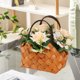thumbnail image 5 of Cesta de Flores de Mano, Flores Artificiales, Adornos Decorativos, Estilo Hogar, Accesorios para Bodas, Arreglos Florales Frescos, 5 of 6