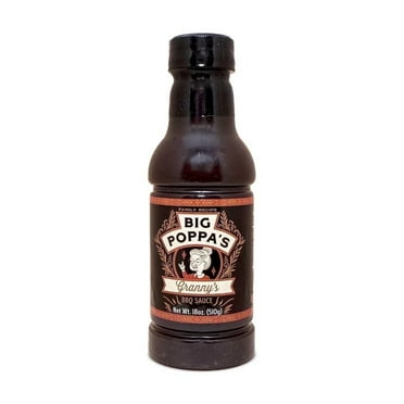 Big Poppa’s Granny’s BBQ Sauce – Sweet & Tangy Award-Winning Gluten-Free BBQ (18oz)