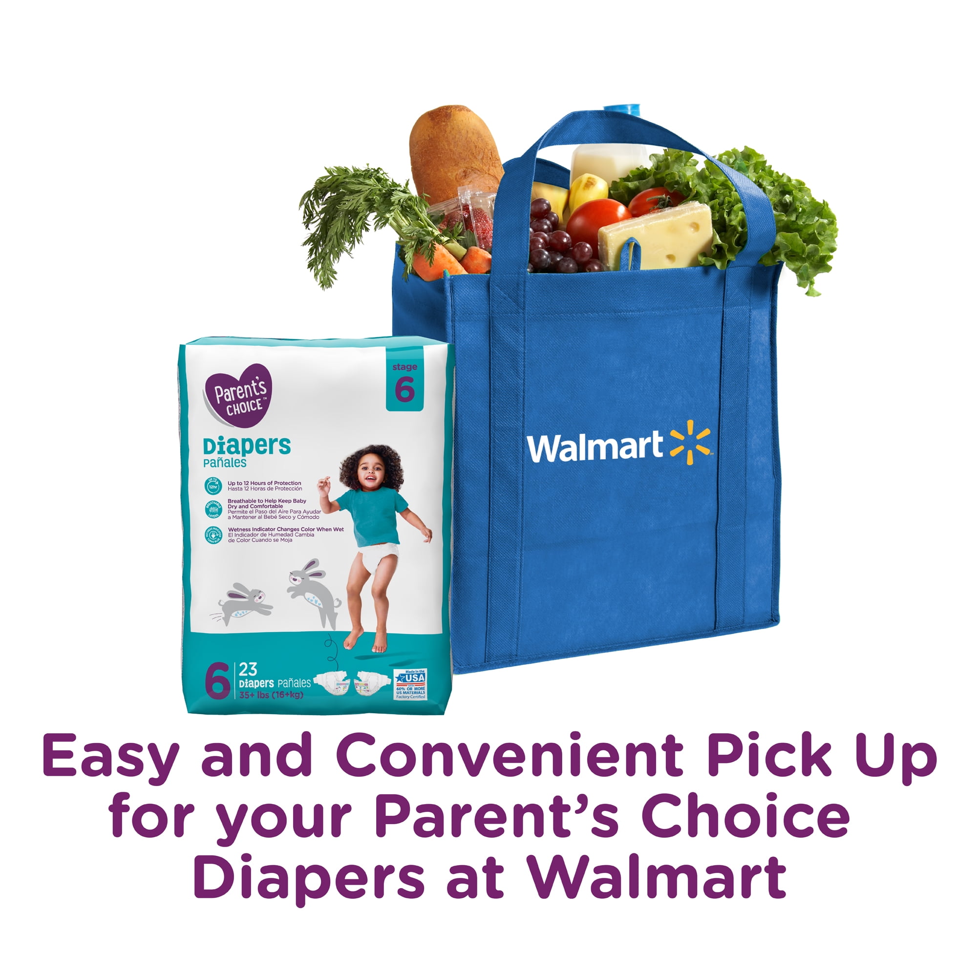 size 6 parents choice diapers