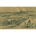 thumbnail image 2 of The Civil War. The Pontoon Bridges. Charcoal And China White Drawing By Edwin Forbes. . 1860S History, 2 of 2