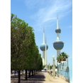 thumbnail image 2 of Kuwait Towers Wall Mural Decal by Wallmonkeys Vinyl Peel and Stick Graphic (18 in H x 14 in W), 2 of 4