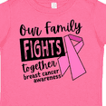 thumbnail image 4 of Inktastic Our Family Fights Together Breast Cancer Awareness Boys or Girls Toddler T-Shirt, 4 of 5