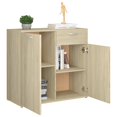 thumbnail image 3 of vidaXL Sideboard Sonoma Oak 80x36x75 cm Engineered Wood, 3 of 5