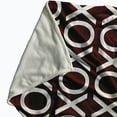 thumbnail image 2 of Simply Daisy 30x40 in Maroon Hugs and Kisses Valentine's Day Throw Blanket, 2 of 2