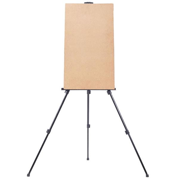 Aluminum Easel Display Tripod Menu Poster Picture Holder Stand Folding  Easel Stand (Black)