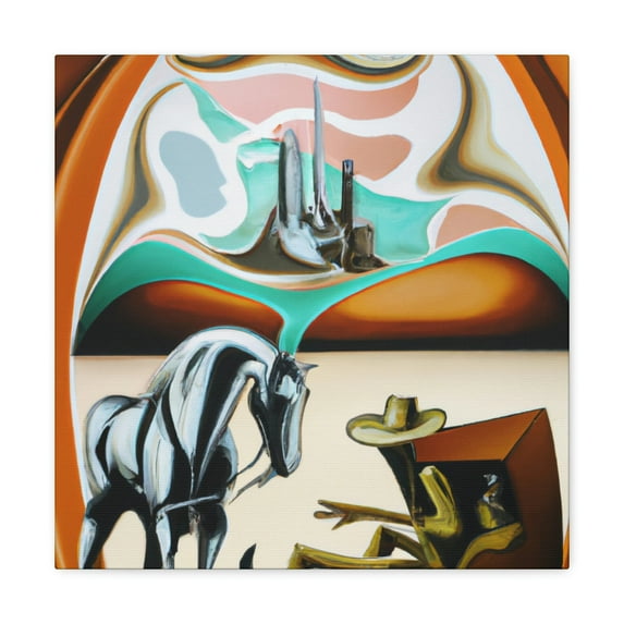 Stagecoach Fantasia. - Canvas