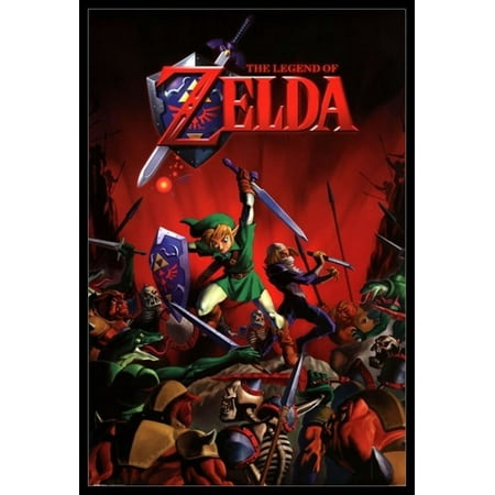 Zelda - Battle Laminated & Framed Poster (24 x 36)