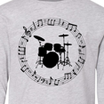 thumbnail image 4 of Inktastic Drummer Percussionist Music Long Sleeve Youth T-Shirt, 4 of 5