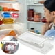 thumbnail image 4 of Organizador de bebidas para refrigerador colgante, de grado alimenticio, de doble capa, para latas de cerveza y bebidas, cajas de almacenamiento categorizadas para cocina., 4 of 7