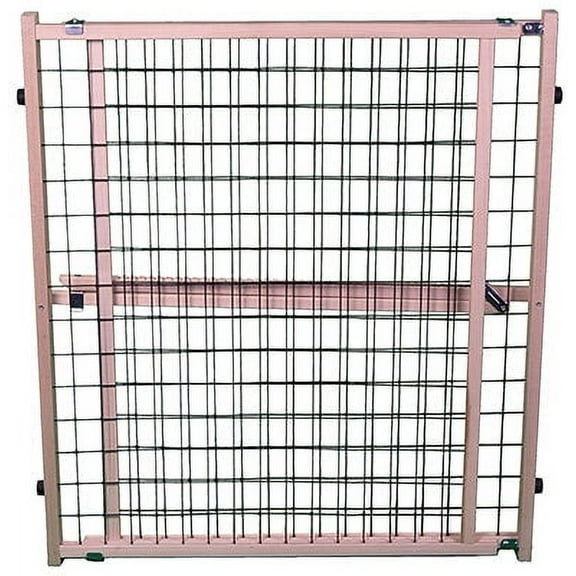 North States 4614A Extra Wide Expandable Wire Mesh Pet Gate, 32" x 29.5"-50"