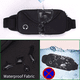 thumbnail image 4 of Riñonera Deportiva Elástica E Impermeable Unisex Para Correr Negro, 4 of 5