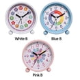 thumbnail image 5 of Hovilon Alarm Clock for Kids Learning to Tell Time,Silent Clock Movement, Battery Operated with Back-Light,for Kids,Teens and Nice Bedroom,Desk Decor, 5 of 6