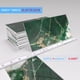 thumbnail image 3 of 16 Pegatinas para Azulejos de Metro de PET Grueso y Brillante, de 10 X 20 cm, para Pared, Despegables y Adheribles, Mármol Esmeralda con Vetas Doradas., 3 of 5