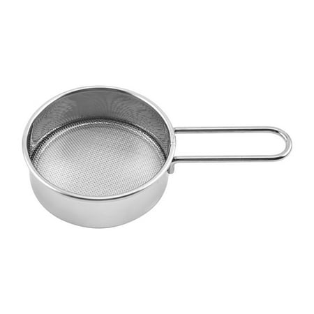 

Professional Round Sieve Kitchen Fine Mesh Flour Sifter Stainless Steel Sugar Filter Cake Baking Strainer with Handle