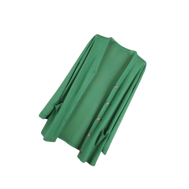 Minnieouse Abrigo de moda chal de punto chaqueta de verano DIY Prop dulce regalo ropa de mujer de larga duración ropa al aire libre cárdigan Abrigos y chamarras Verde oscuro
