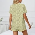 thumbnail image 6 of BLVB Women's Plus Size Pajamas Casual Printed V Neck Short Sleeve Tops and Shorts Lounge Sets Sleepwear Pjs with Pockets, 6 of 6