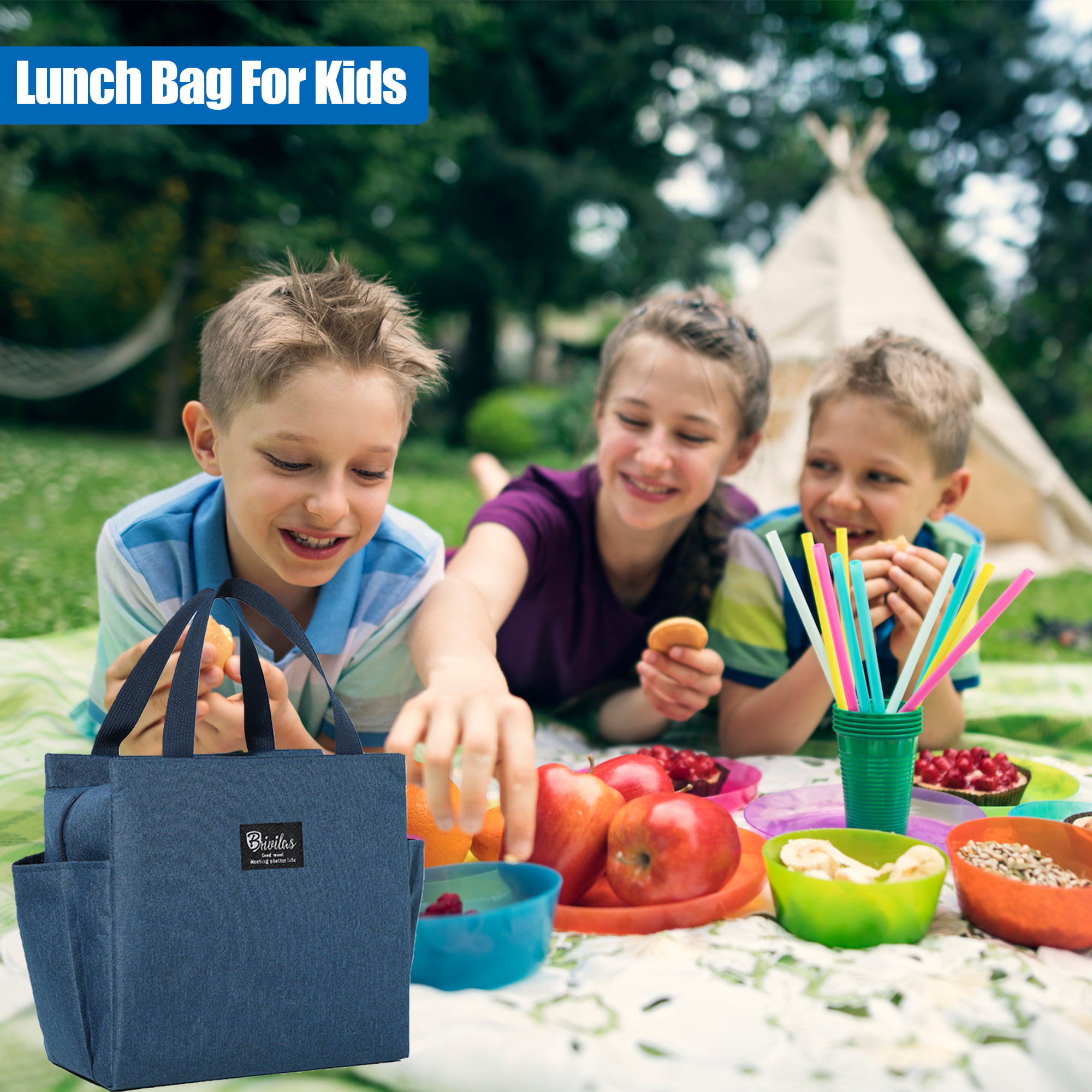 Lunch Bags for Women Men 9 Cans, Hot & Cold Food Delivery Bag Insulated  Grocery Bag Insulated Lunch Box Cooler Bag for Office Work Picnic Beach