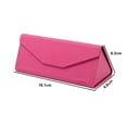 thumbnail image 2 of Caja plegable de las gafas de sol de los vidrios, caja portátil de la lente de la PU para las mujeres de los hombres, 2 of 6