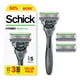 thumbnail image 1 of Razor Schick Hydro Sensitive para hombre con 1 mango y 3 cartuchos, 1 of 9