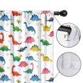 thumbnail image 4 of Blackout Kids Curtains,Colorful Dinosaur Assortment Pattern Childrens Insulated Curtains Set Of 2,Bedroom Essentials,Toddler Room Decor 42"x63", 4 of 5