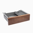 thumbnail image 1 of Desky Minimal Under Desk Drawer - Walnut Hardwood / Grey, 1 of 10