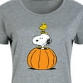 thumbnail image 3 of Peanuts - Snoopy Woodstock Pumpkin - Women's Any Way Dress, 3 of 7