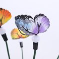 thumbnail image 3 of Paquete de 2 luces solares LED con forma de luciérnaga y mariposas, 6 LED para patio (2 modos), 3 of 9